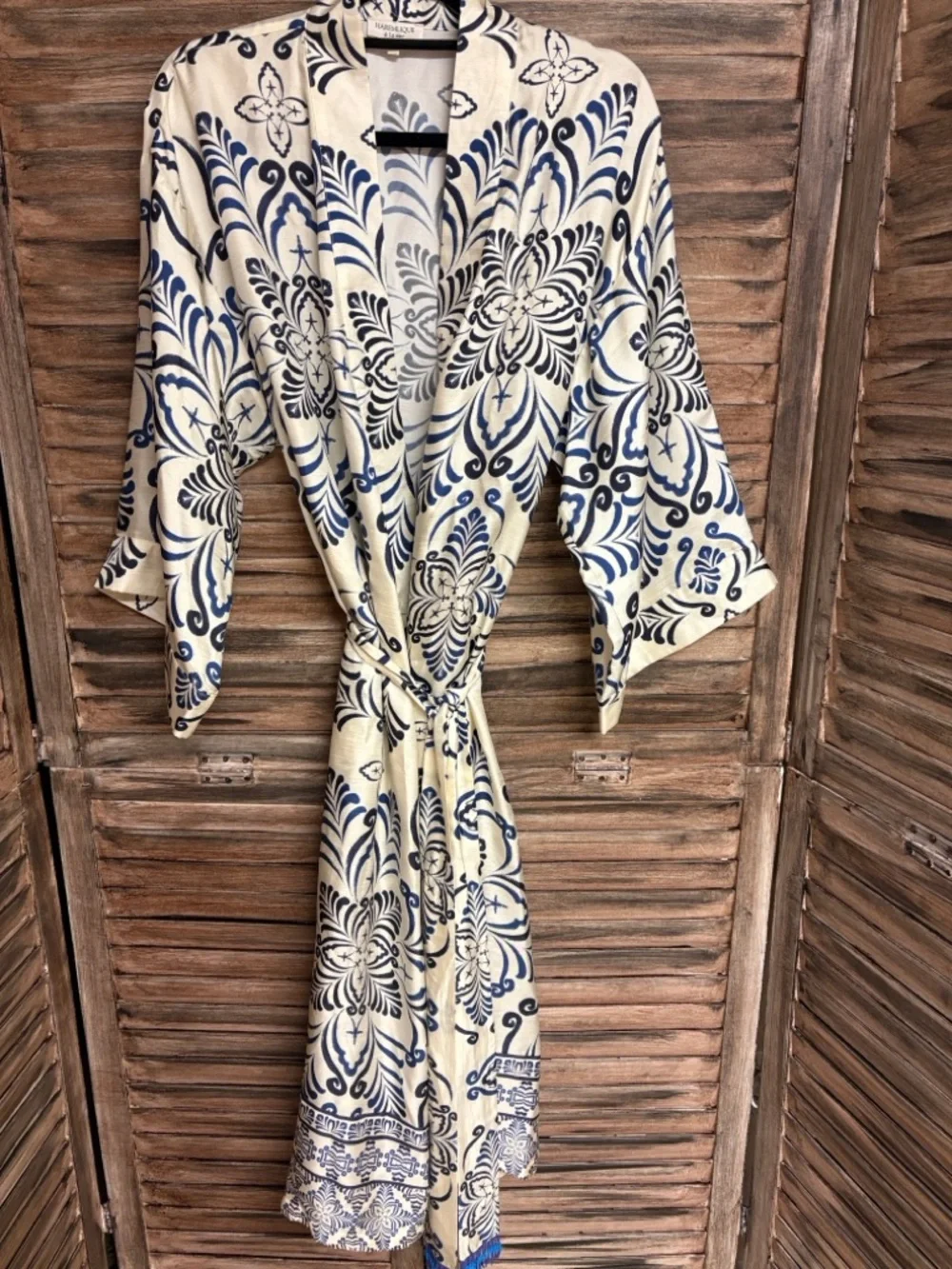 Mirage Long Kimono Robe - Picture 2 of 3